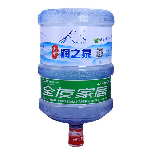 定制桶装水商标pvc桶标矿泉水桶贴不干胶防水标签镭射珠光膜印刷 - 图3