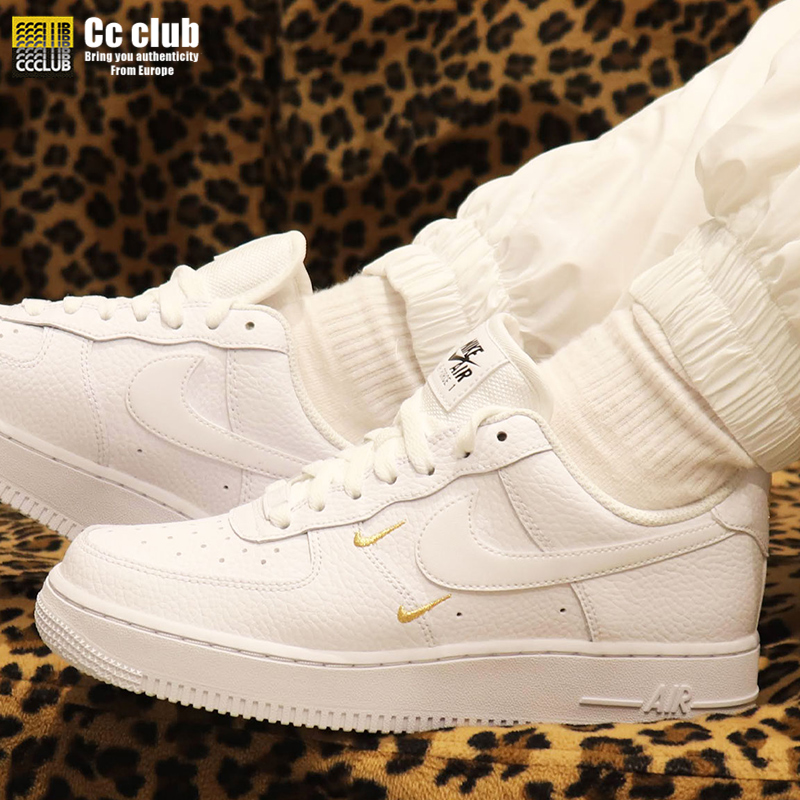 Nike Air Force 1 Low AF1纯白 白金双钩 空军一号板鞋CT1989-101 - 图2