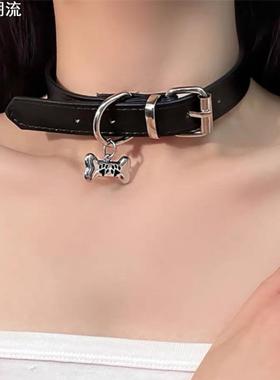 Y2K甜酷风狗链猫咪chocker