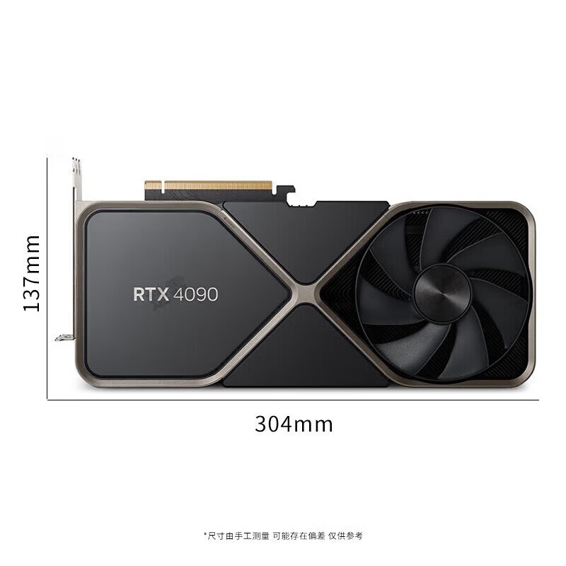 英伟达 RTX4090 24GB运算加速电竞游戏公版FE深度学习GPU独立显卡 - 图0