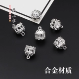 Металлическая китайская шпилька с кисточками ручной работы, аксессуар для волос, подвеска, 5 шт, материал, DIY, китайский стиль