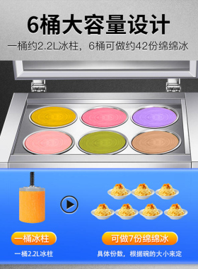 维思美绵绵冰冰柱机商用快速制冷