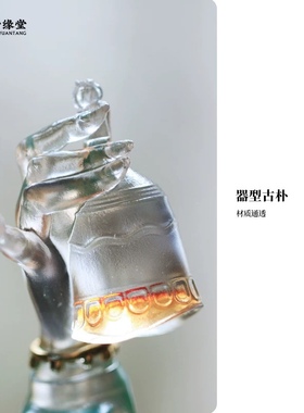 茶室香插心缘堂琉璃中式