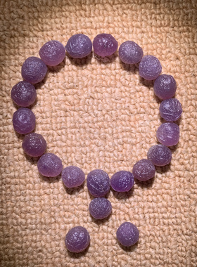 高品紫罗兰毛线团，对孔尺寸1.0