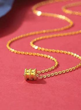 合金项链 简约手工时尚小蛮腰项链轻奢精美轻奢气质百搭金色冷淡