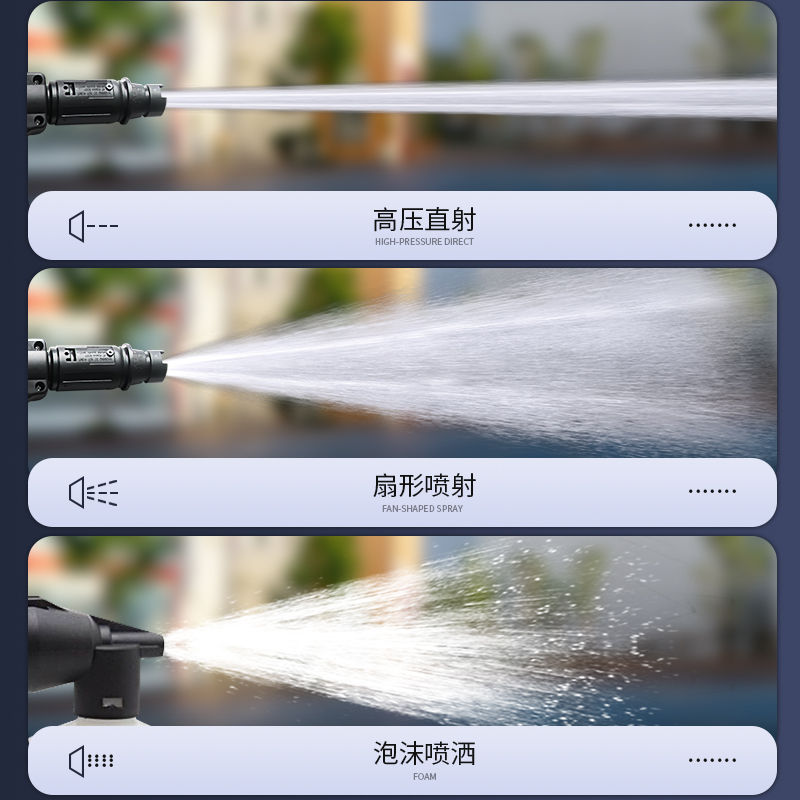 家用高压洗车水枪220v增压洗车机强力洗地清洗机水泵电动刷车神器 - 图2