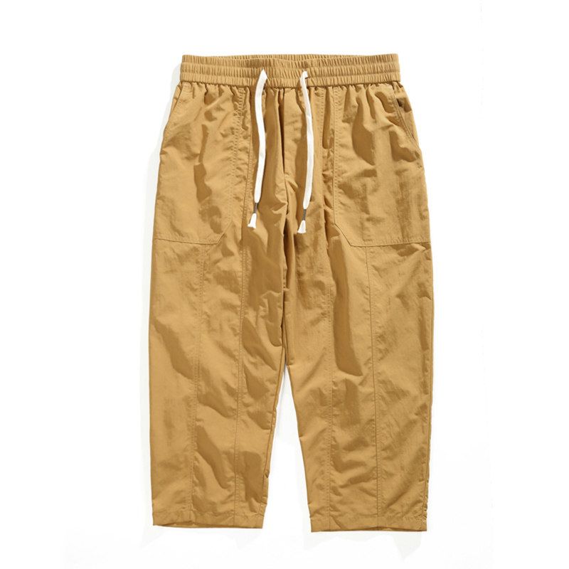 八分裤男休闲裤九分哈伦裤工装直筒宽松夏季薄款阔腿情侣运动短裤,淘宝优惠券,粉丝福利购,淘宝优惠卷