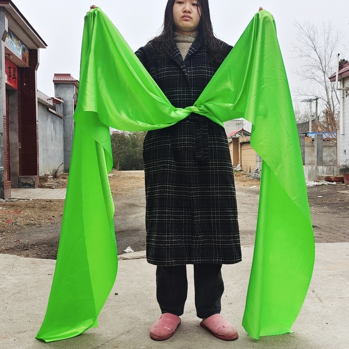 包邮秧歌红绸带加厚舞蹈绸子亮面绸缎长彩带年会红色黄绿腰鼓腰带,淘宝优惠券,粉丝福利购,淘宝优惠卷