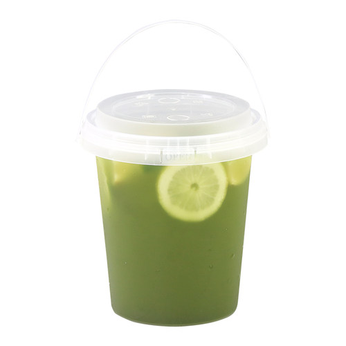119口径1000ml水果桶1升大容量水果茶霸王桶加厚手提奶茶杯子带盖 - 图3
