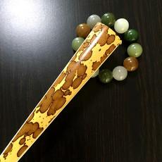 Аксессуары для веера 怀袖堂折扇梅妃竹扇 骨1尺 10寸15方或13方3.3排口