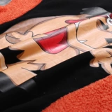 Бархатная японская утепленная толстовка с капюшоном