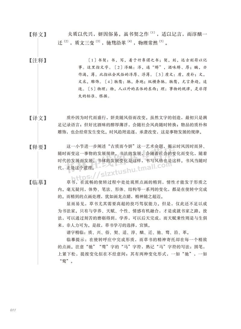 《书谱》释要与临摹 孙过庭草书毛笔书法字帖中国书法理论初学者技法学习范本教程书籍 河南美术出版社