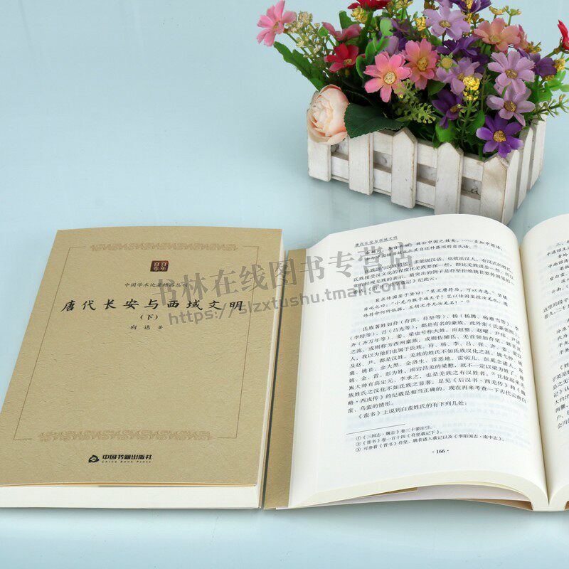 百年百卷中国学术论著精品丛刊 唐代长安与西域文明（上下卷）中西文化交流史书西南少数民族的历史 中国书籍出版社 正版书籍