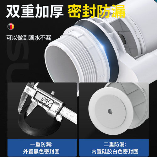 蹲便器蹲坑厕所冲水箱配件卫生间马桶通用抽水器壁挂式进水排水阀 - 图2