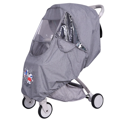 Универсальная коляска, дождевик с зонтиком, ветрозащитный удерживающий тепло детский ветрозащитный чехол