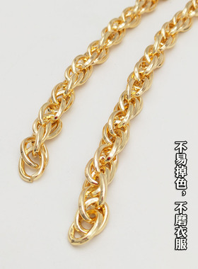 GG链条麻花全铜高档不掉色多环