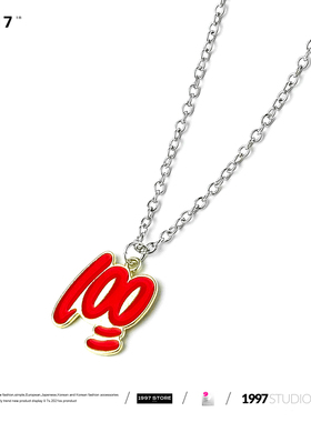 A+100分项链学生卫衣链简约新款配饰卡通可爱送室友情侣甜美款