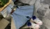 Mùa hè 2019 bé gái mới quần áo trẻ em trẻ em nước ngoài quần ống rộng ba chiều denim quần nóng quần xếp li váy - Quần jean