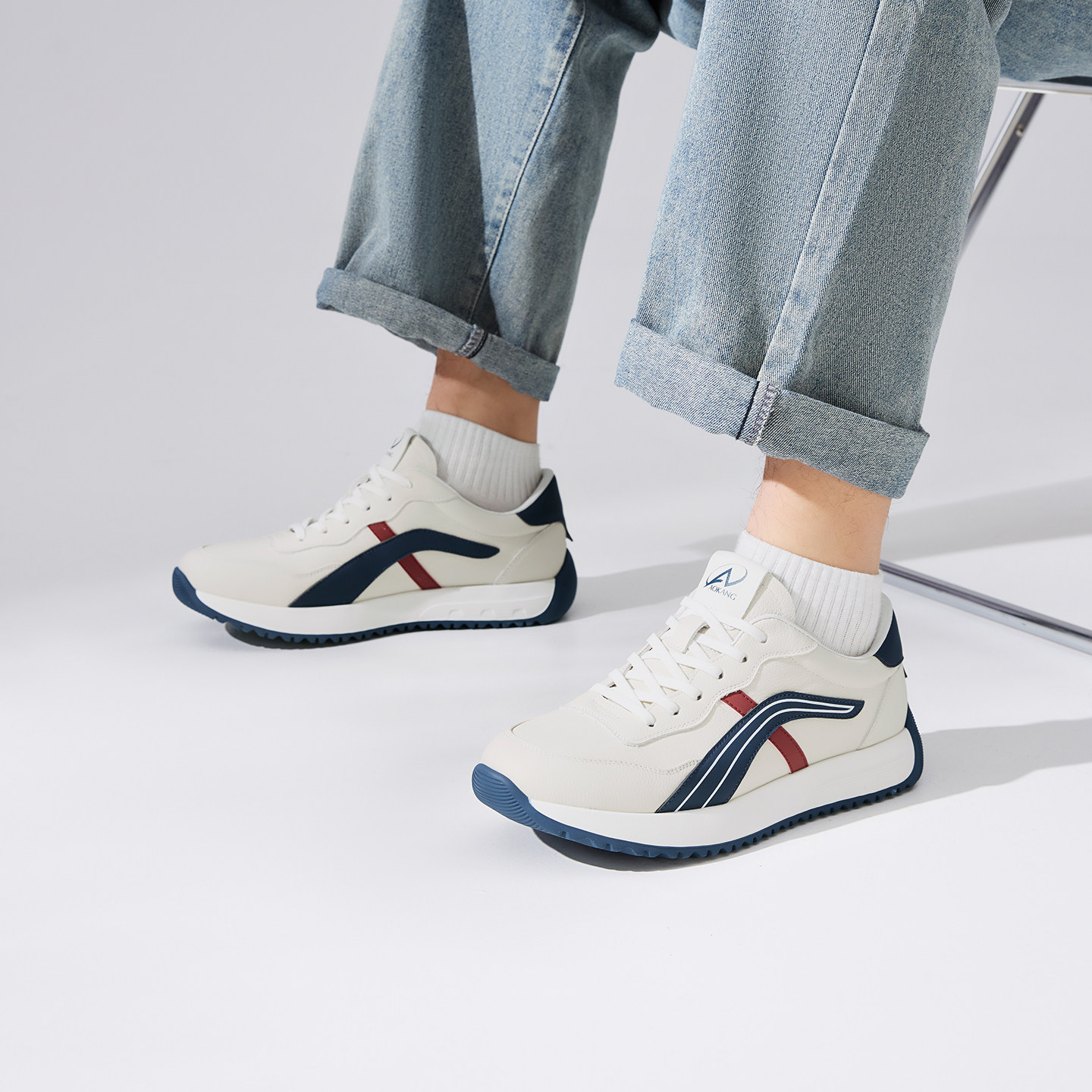 奥康 男鞋2026春季新款德训鞋时尚休闲平底防滑耐磨阿甘门店发货,淘宝优惠券,粉丝福利购,淘宝优惠卷