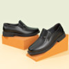 Aokang flagship store genuine leather slip-on business casual leather shoes