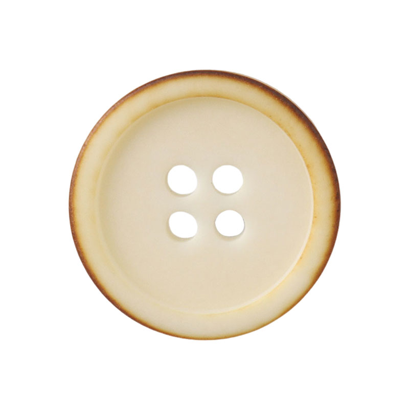 做旧烧边象牙果纽扣男女西装外套真果实钮扣复古大衣风衣扣子 - 图3