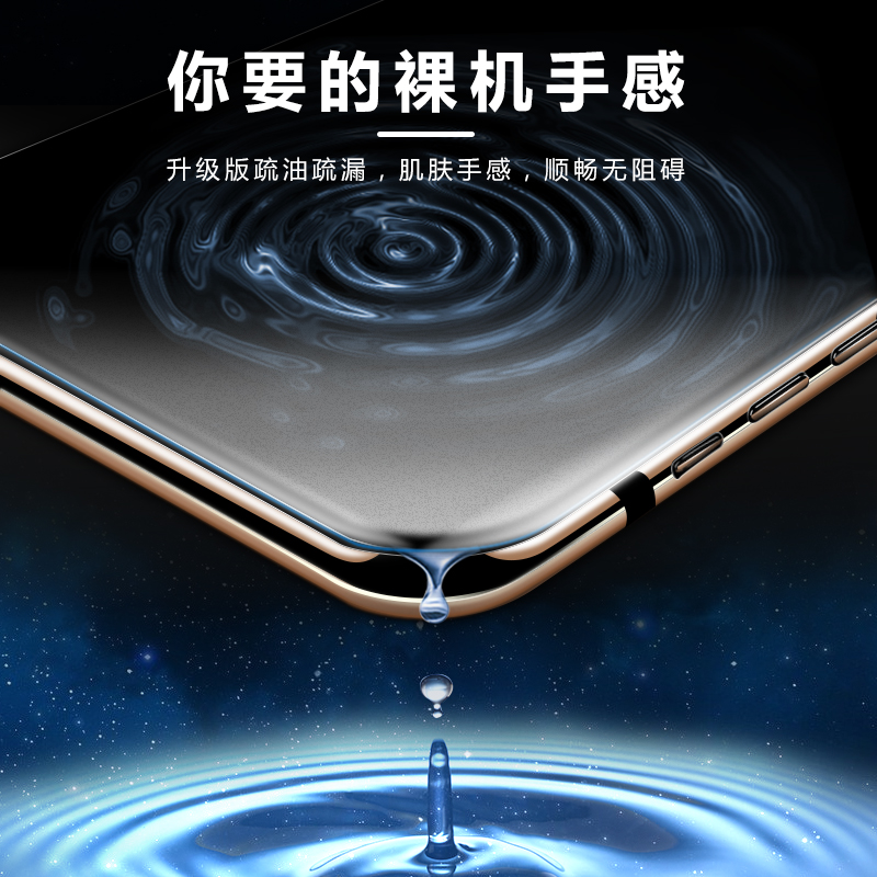 iPhoneX钢化水凝膜iPhone11ProMax苹果11全屏iPhonexr磨砂XR手机8X全包pro包边覆盖iPhones软膜iphone XS max-图1