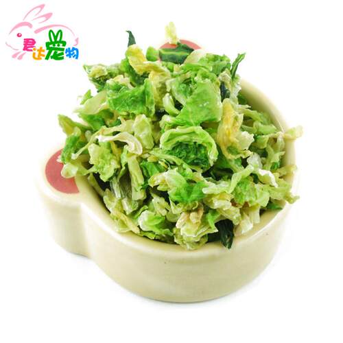 洁西  脱水蔬菜 仓鼠/兔子/豚鼠/龙猫零食 高丽菜 100克 - 图3