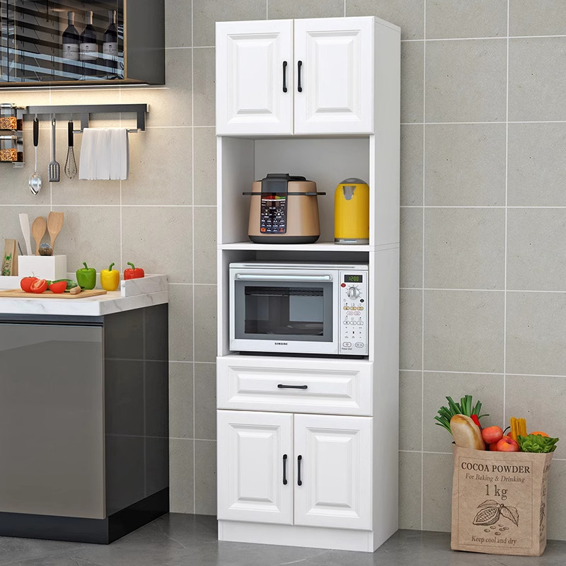 Modern simple custom-made sideboard storage cabinet oven microwave oven guest restaurant kitchen high storage sideboard cupboard