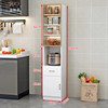 Modern simple custom-made sideboard storage cabinet oven microwave oven guest restaurant kitchen high storage sideboard cupboard