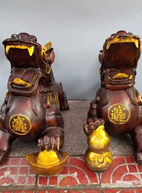 元宝葫芦镇宅天禄神兽貔貅摆件