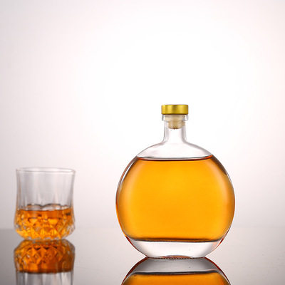 包邮500ml冰酒瓶玻璃空瓶冷萃咖啡瓶密封果酒透明玻璃 罐装包装瓶 - 图1