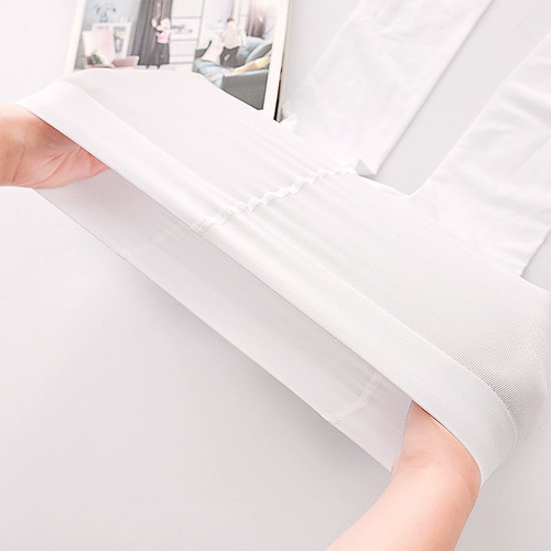 Белые тонкие колготки, осенние детские танцующие гольфы для школьников