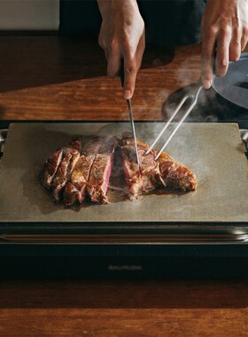 韩国直邮代购honeyjubu同款铁板烤肉烧烤盘章鱼小丸子炒饭不粘锅