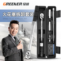 Green Forest Torque Wrench High Precision Adjustable Digital Display Torque Wrench Kg Kit Moment Wrench Steam Repair Spark Plug