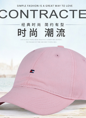 春秋黑色潮牌软顶休闲风棒球帽