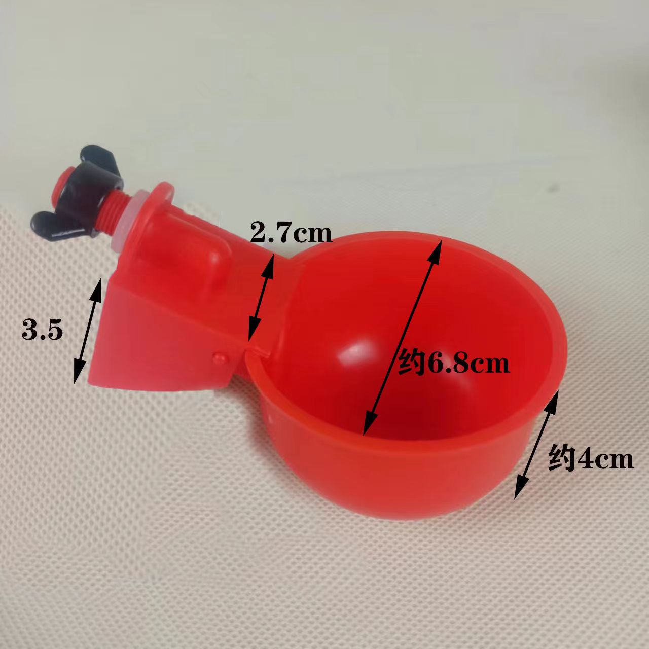 鸡鸭鹅自动水碗饮水器养鸡养殖设备喂鸽子水碗鸟饮水器鹌鹑鸡水槽 - 图3