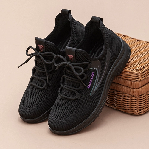 Летние слипоны, дышащая нескользящая спортивная обувь для матери для ходьбы, мягкая подошва