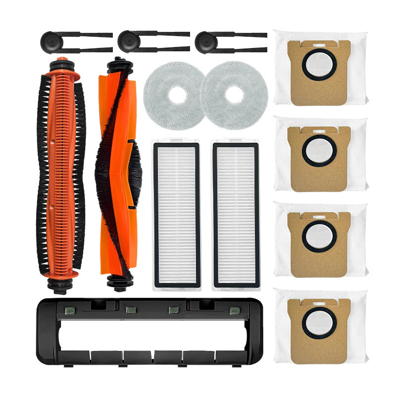 适配小米米家M40S扫地机器人配件滚边刷网芯抹布集尘袋清洁液耗材,淘宝优惠券,粉丝福利购,淘宝优惠卷
