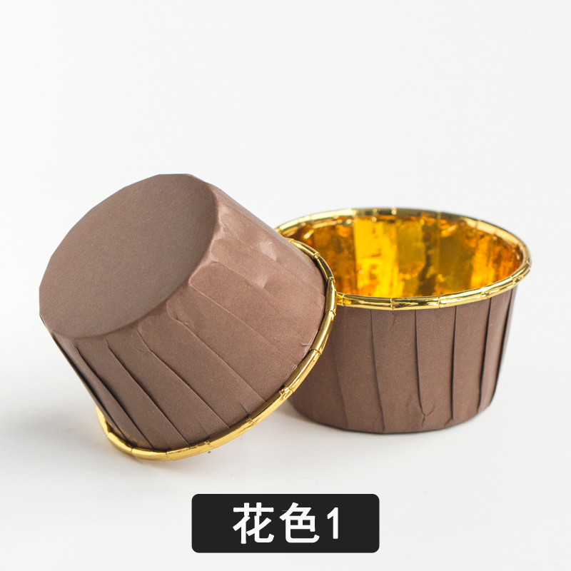 中号蛋糕纸杯淋膜杯派对婚庆甜品台卷边马芬杯 50个/份cupcake-图0