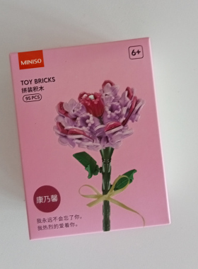 MINISO名创优品积木花束