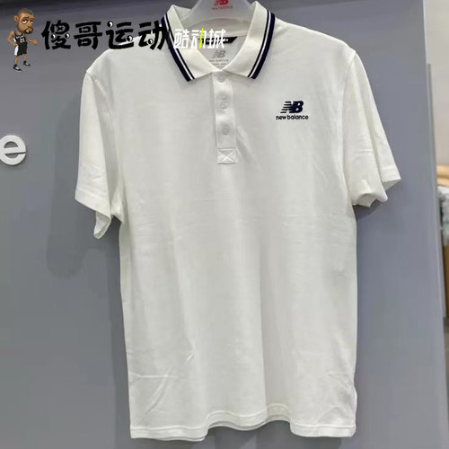 NEW BALANCE NB男子翻领运动休闲短袖POLO衫AMT MT01983 MT41503 - 图0