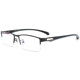 Pure titanium myopia glasses men's degree of super light half frame