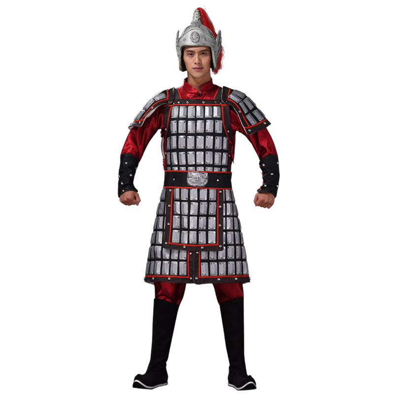 中国古代盔甲将军男古代铠甲演出服三国赵云吕布战袍士兵甲胄古装 - 图3