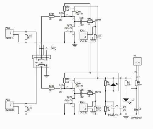 xc1 (PASS B1 BUFFER)CLONE  前级空板高端放大器 - 图1