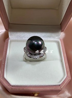 南洋母贝仿珍珠精工戒指活口奢华