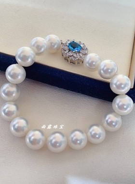 母贝仿珍珠清冷澳白色手链
