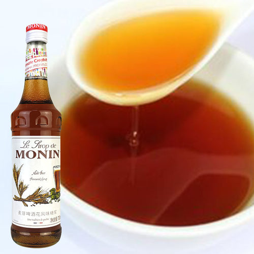 MONIN莫林麦芽啤酒花风味糖浆700ml 风味鸡尾酒咖啡奶茶酒吧专用 - 图2