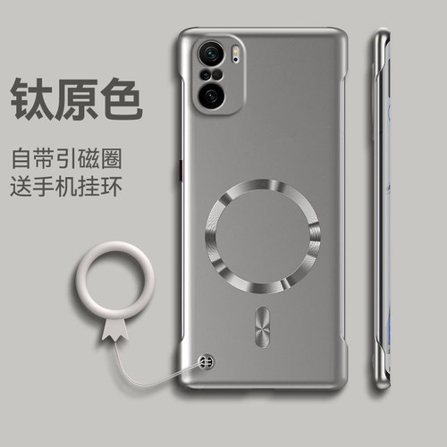 适用红米k40手机壳RedmiK40Pro超薄新款K40Pro+金属漆K40S无边框K40游戏增强版裸机感redmi磁吸k4o防摔保护套 - 图2