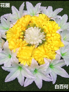 上坟墓碑祭奠花环