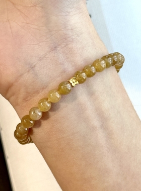 大仙的串儿和田玉且末糖手串